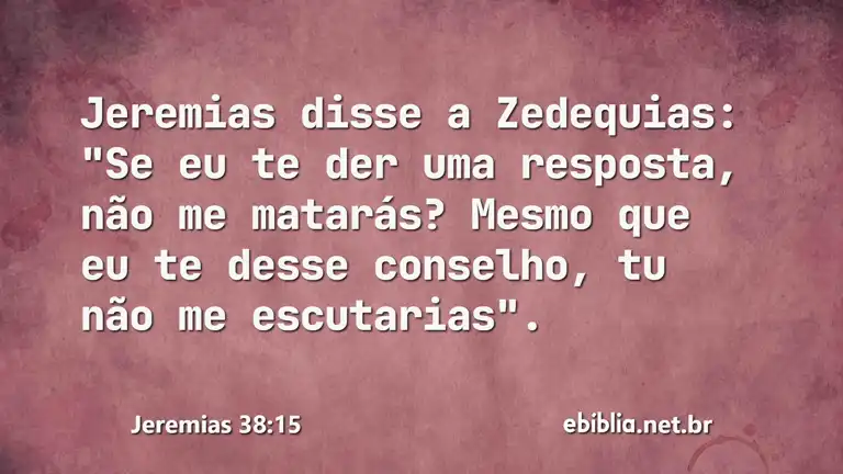 Jeremias 38:15