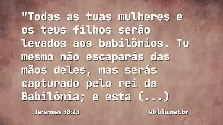 Jeremias 38:23