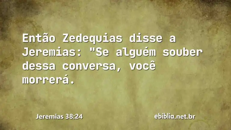 Jeremias 38:24