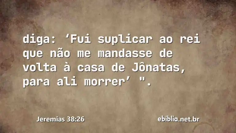 Jeremias 38:26