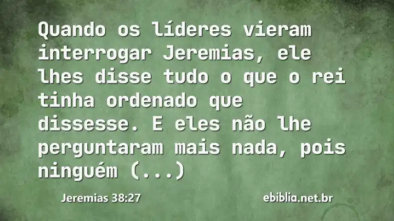 Jeremias 38:27