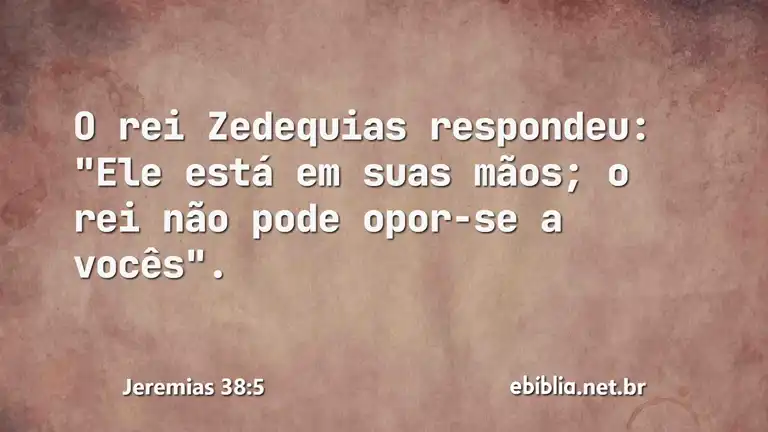 Jeremias 38:5