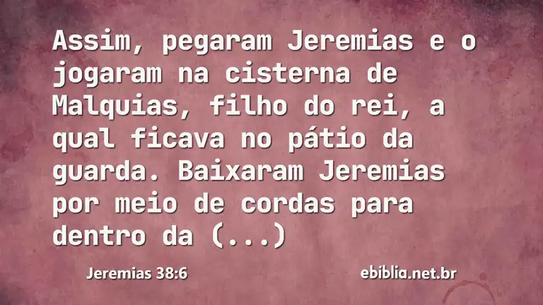 Jeremias 38:6