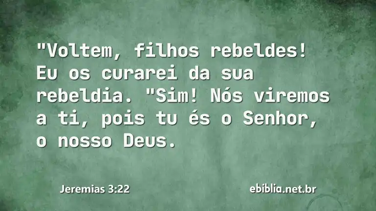 Jeremias 3:22