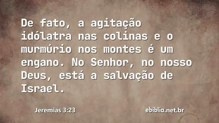 Jeremias 3:23