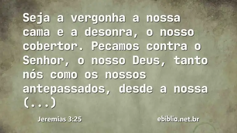 Jeremias 3:25