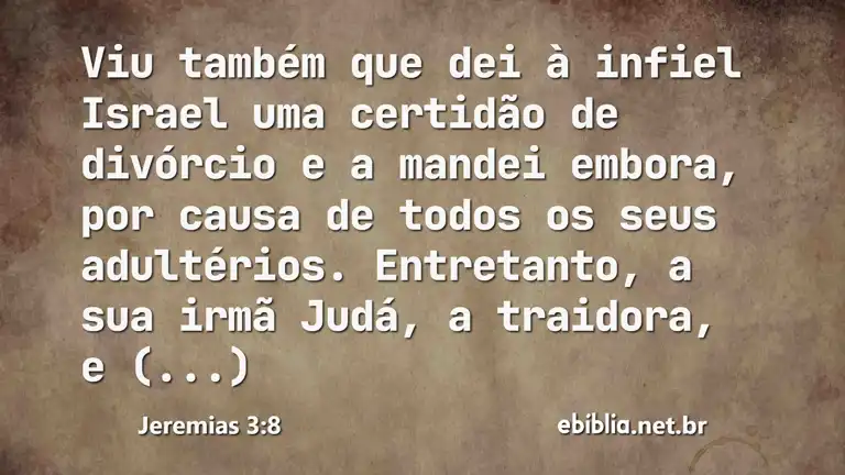 Jeremias 3:8