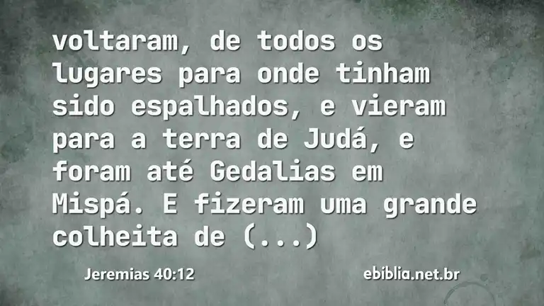 Jeremias 40:12