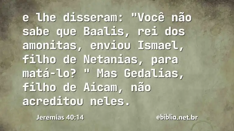 Jeremias 40:14