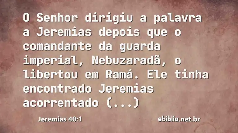 Jeremias 40:1