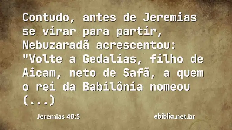 Jeremias 40:5