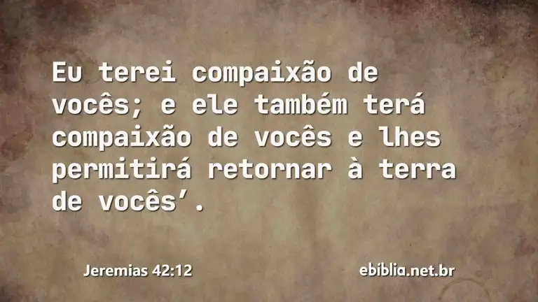 Jeremias 42:12