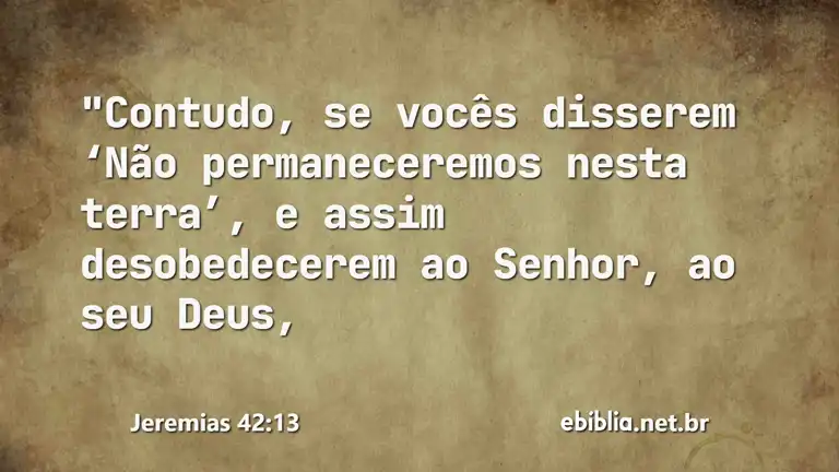 Jeremias 42:13