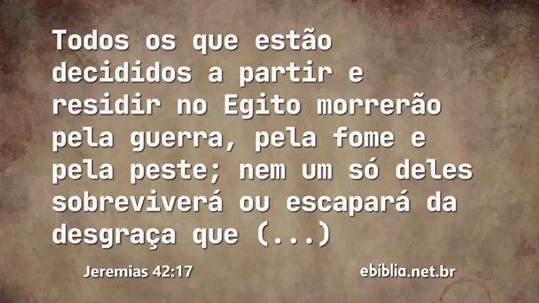 Jeremias 42:17