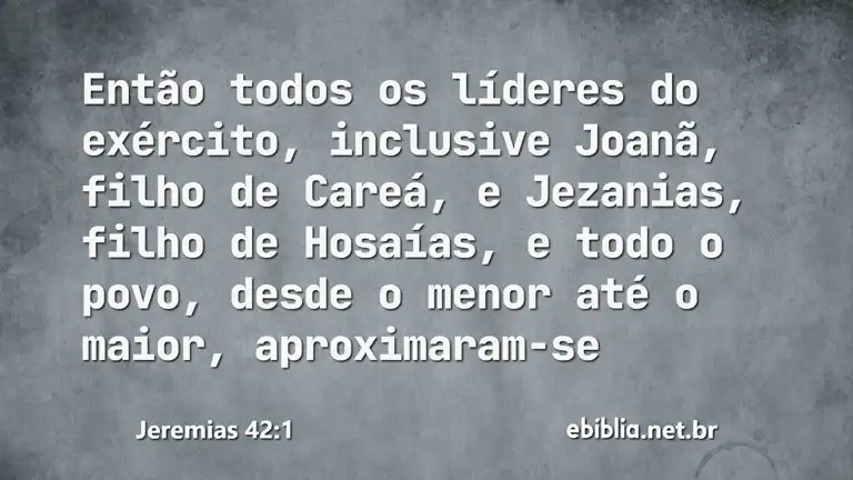 Jeremias 42:1