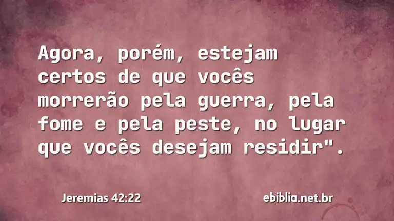 Jeremias 42:22