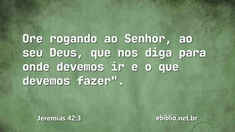 Jeremias 42:3