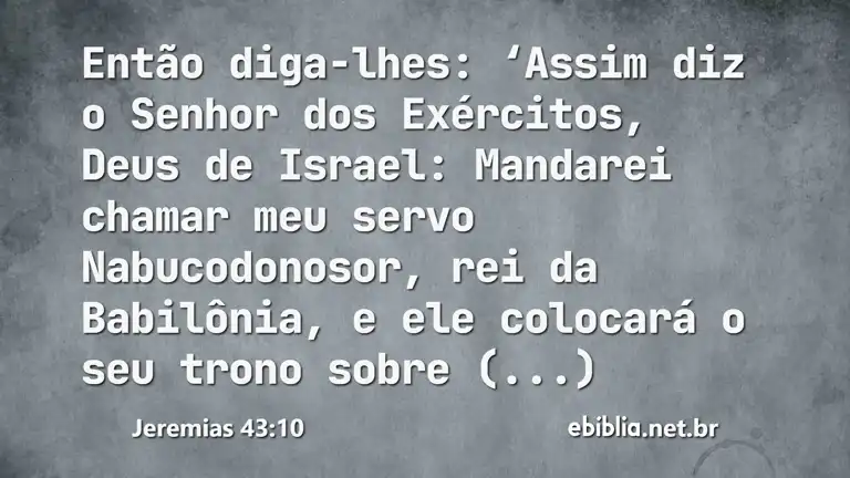 Jeremias 43:10