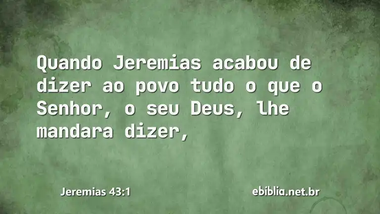 Jeremias 43:1