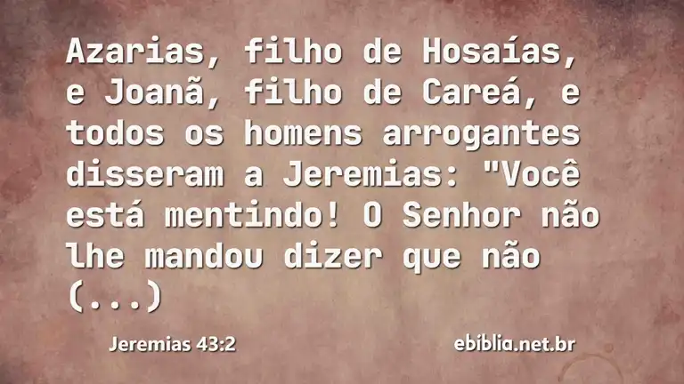 Jeremias 43:2