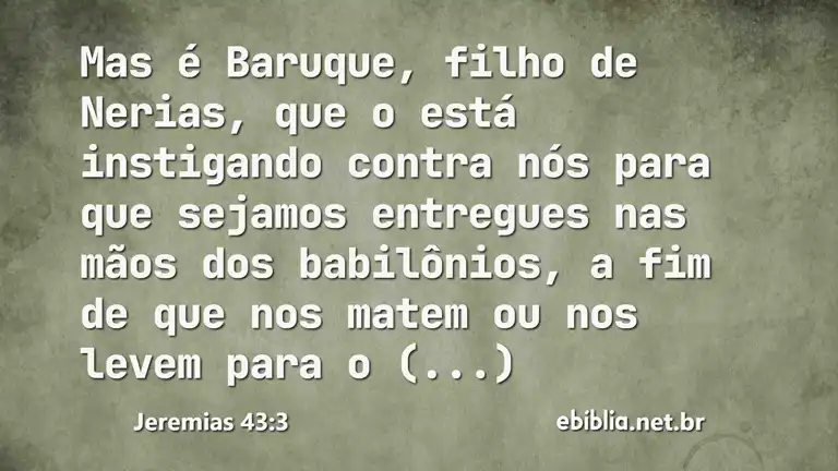 Jeremias 43:3