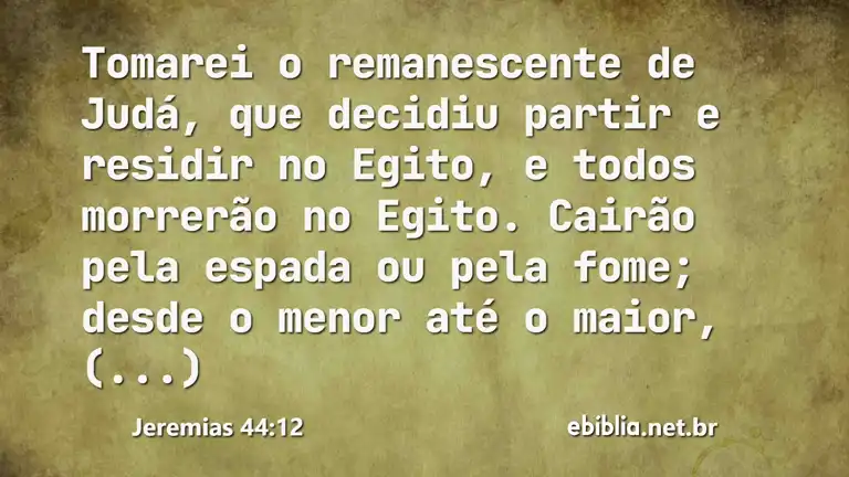 Jeremias 44:12