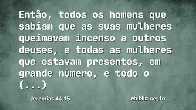 Jeremias 44:15