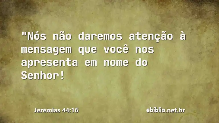 Jeremias 44:16