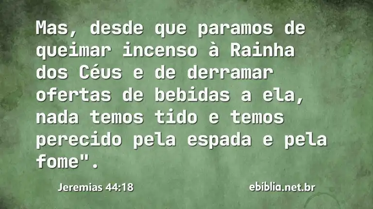 Jeremias 44:18