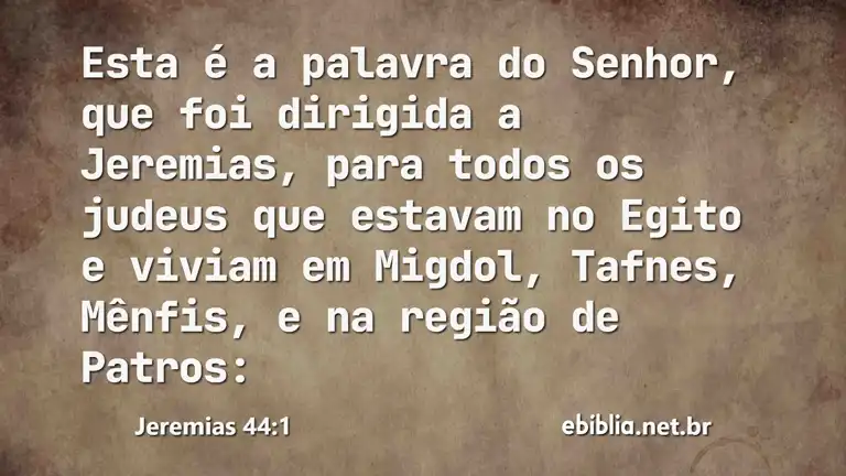 Jeremias 44:1