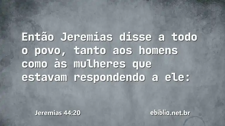 Jeremias 44:20