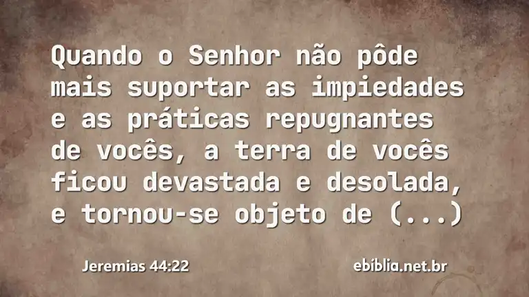 Jeremias 44:22