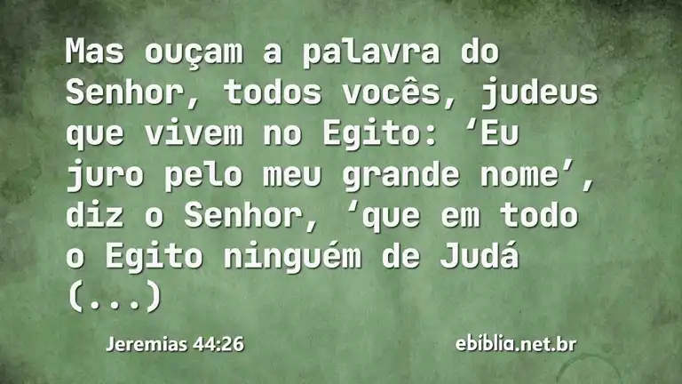 Jeremias 44:26