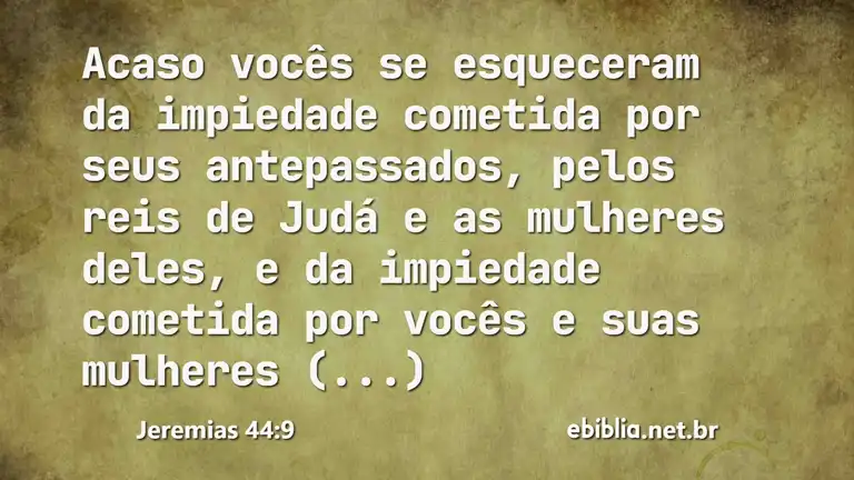 Jeremias 44:9