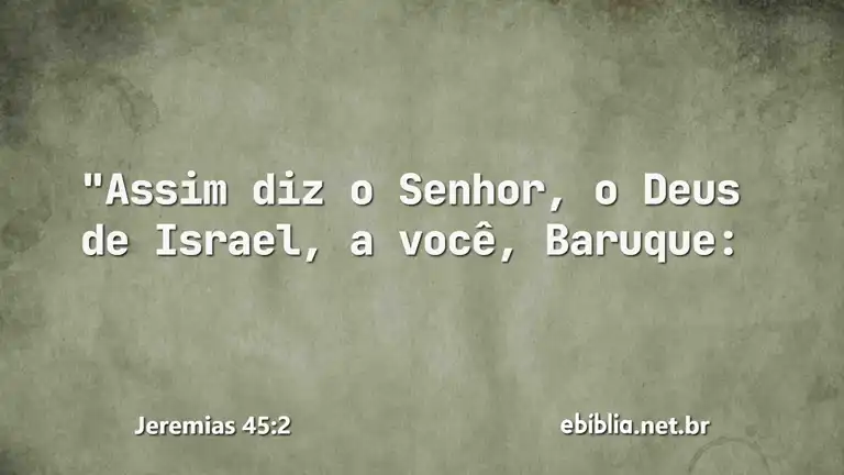 Jeremias 45:2