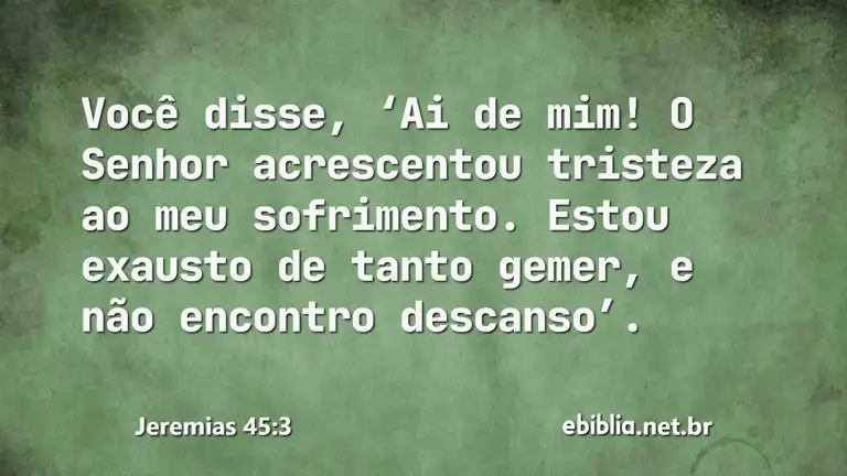 Jeremias 45:3