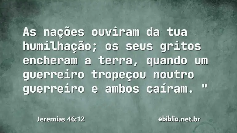 Jeremias 46:12