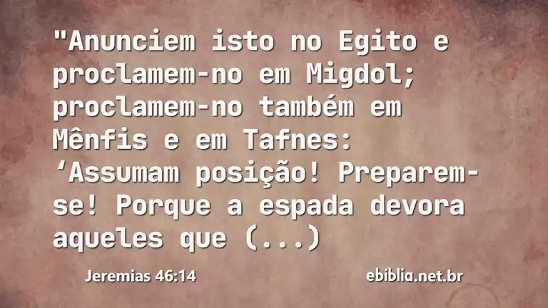 Jeremias 46:14