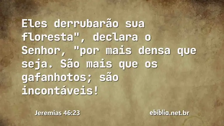 Jeremias 46:23