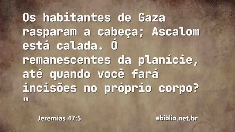 Jeremias 47:5