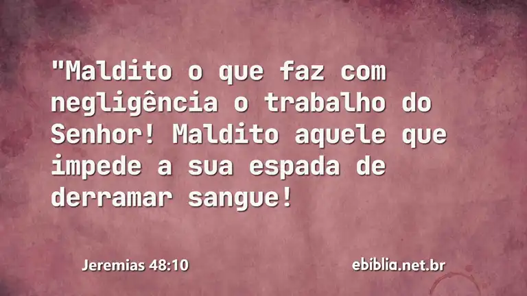 Jeremias 48:10