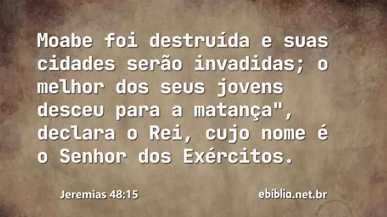 Jeremias 48:15