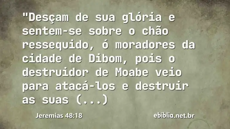 Jeremias 48:18