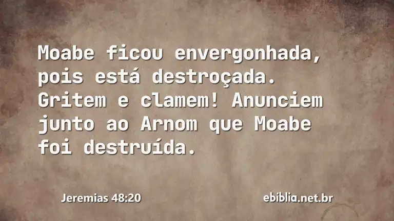 Jeremias 48:20