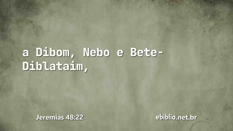 Jeremias 48:22