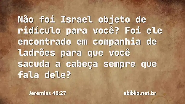 Jeremias 48:27