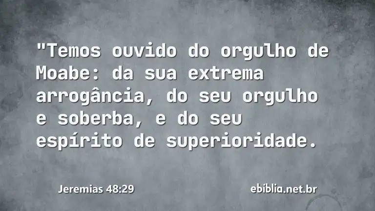 Jeremias 48:29