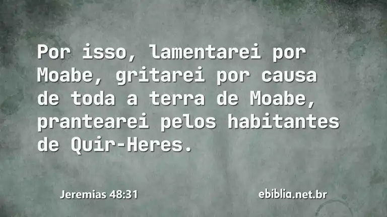 Jeremias 48:31