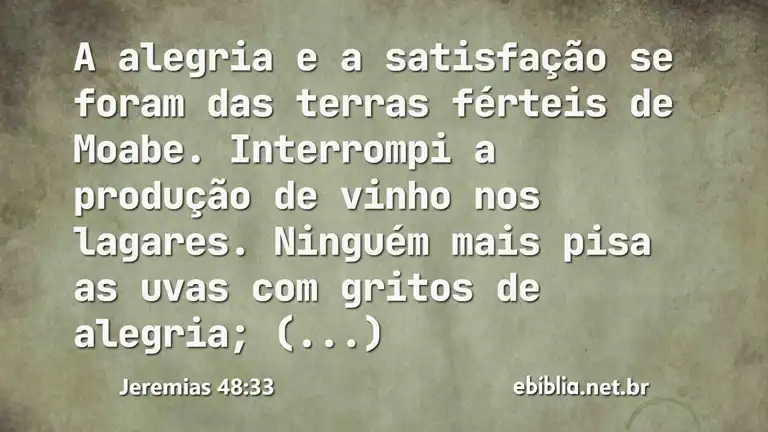 Jeremias 48:33