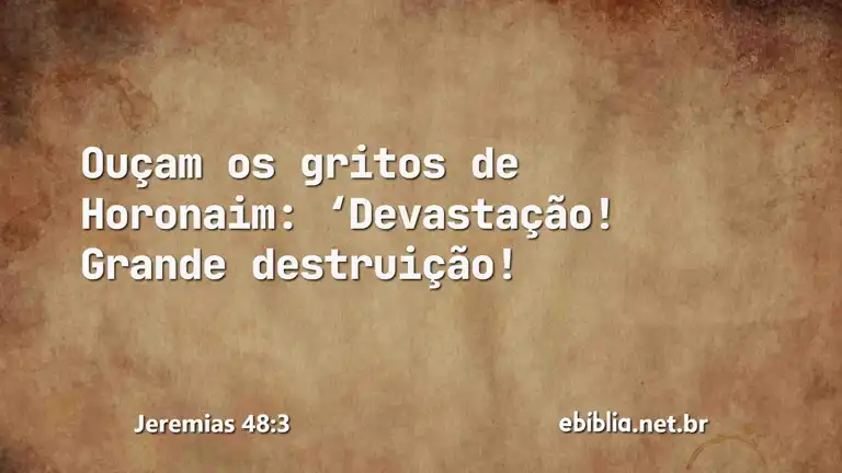 Jeremias 48:3